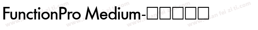 FunctionPro Medium字体转换